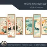 HQ Unwind Time Triptych #5 Sellable Extra B Samtuse963