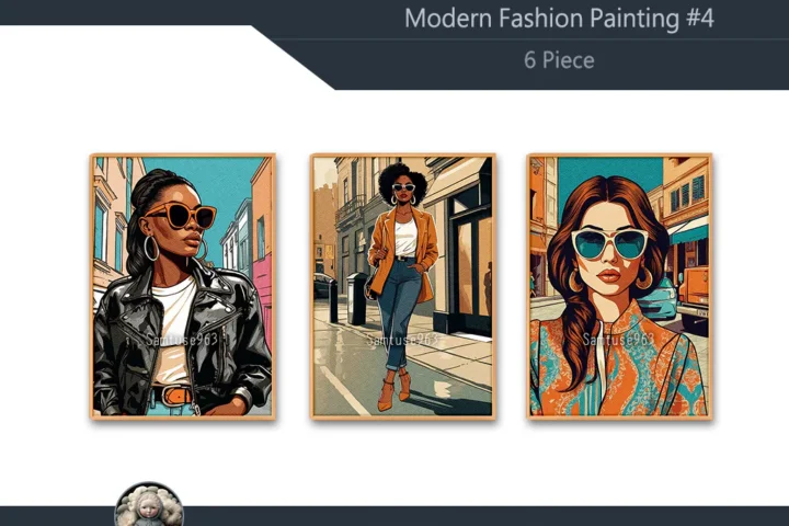 Modern Fashion Painting #4 Sellable Extra A Samtuse963