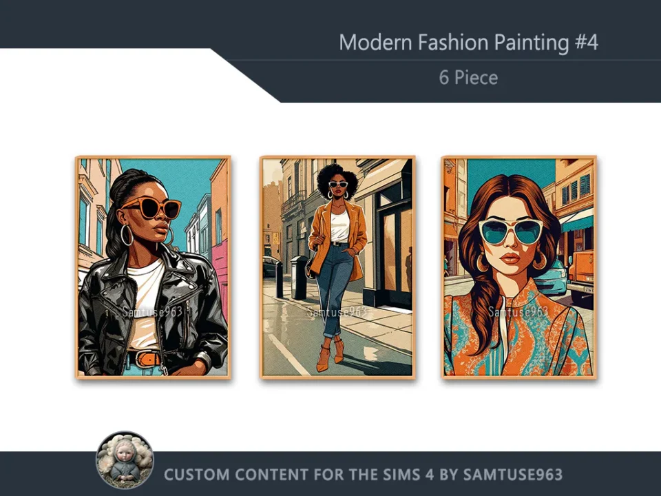 Modern Fashion Painting #4 Sellable Extra A Samtuse963