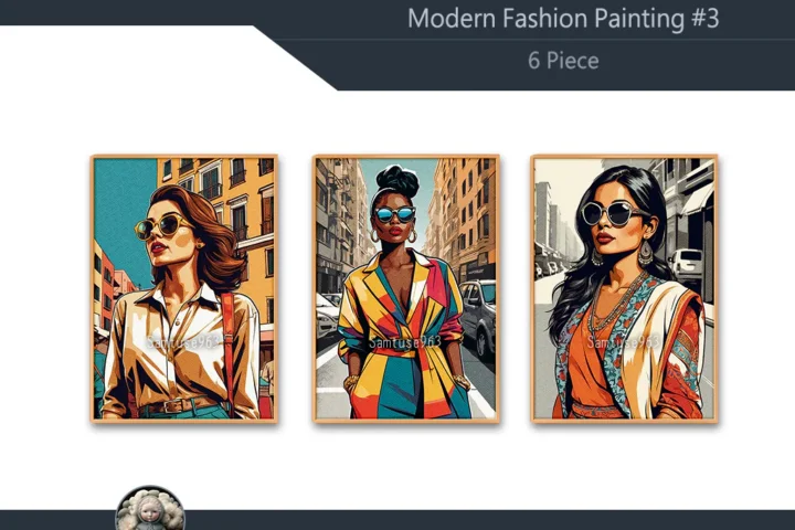 Modern Fashion Painting #3 Sellable Extra A Samtuse963