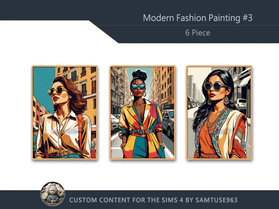 Modern Fashion Painting #3 Sellable Extra A Samtuse963