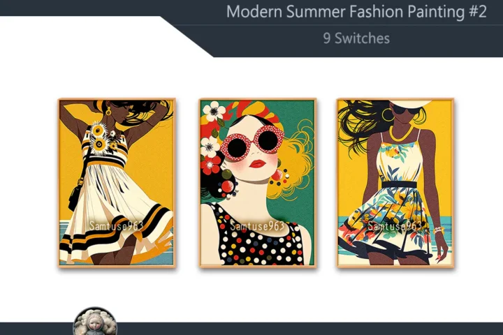 Modern Summer Fashion Painting #2 Sellable Extra A Samtuse963
