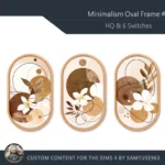 HQ Minimalism Oval Frame #3 Samtuse963