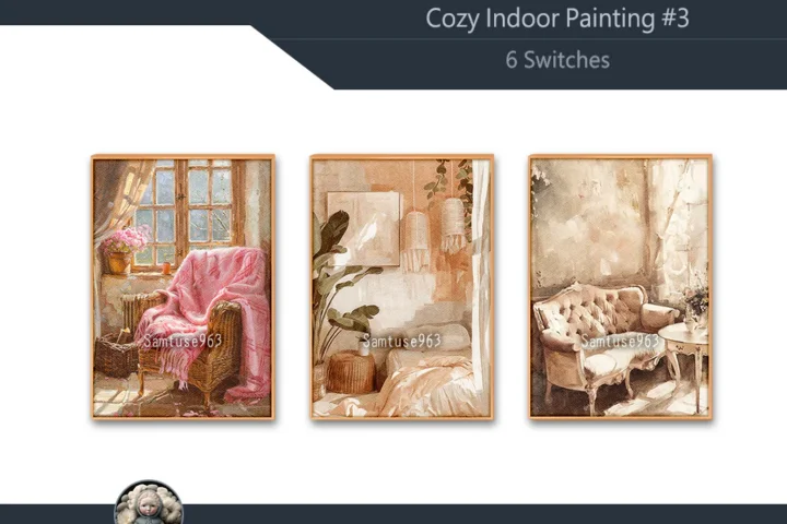 Cozy Indoor Painting #3 Sellable Extra A Samtuse963
