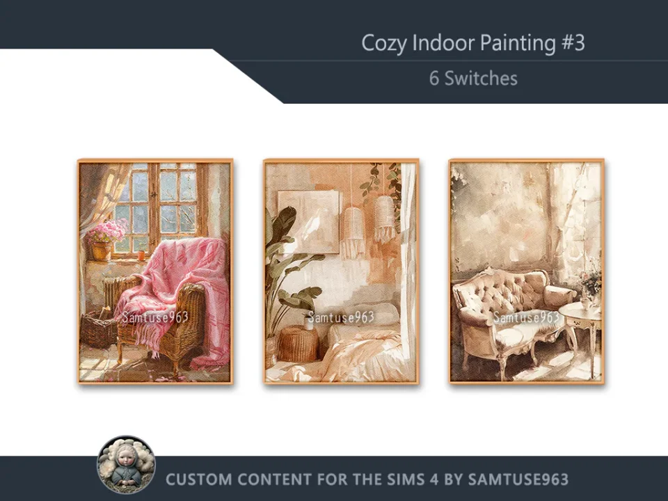 Cozy Indoor Painting #3 Sellable Extra A Samtuse963