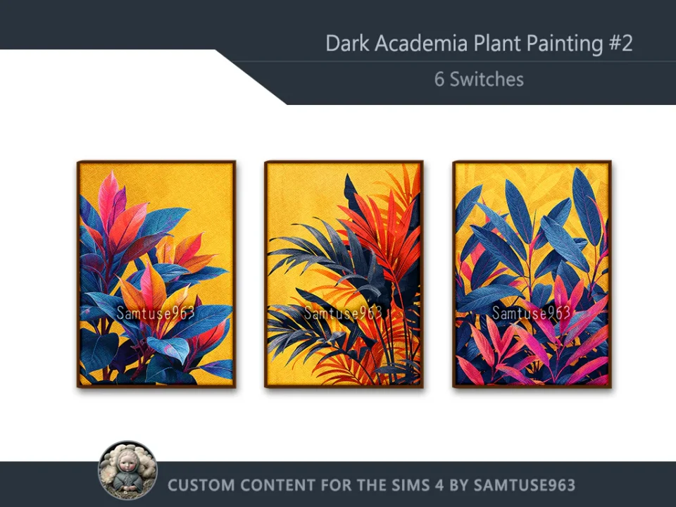Dark Academia Plant Painting #2 Sellable Extra A Samtuse963