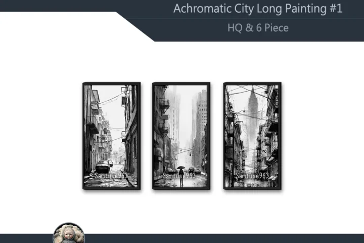 HQ Achromatic City Long Painting #1 Sellable Extra D Samtuse963