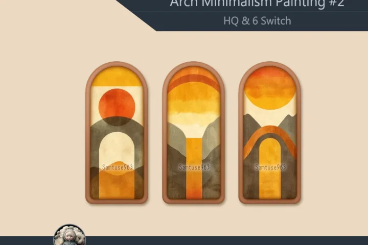 HQ Arch Minimalism Painting #2 Sellable Samtuse963