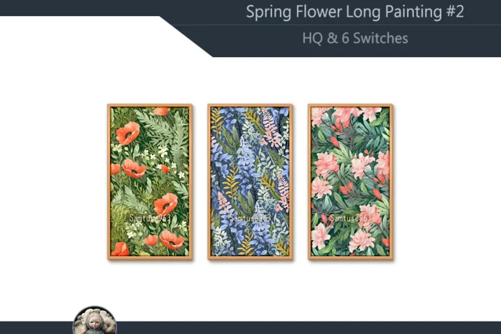 HQ Spring Flower Long Painting #2 Sellable Extra D Samtuse963