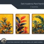 Dark Academia Plant Painting #3 Sellable Extra A Samtuse963