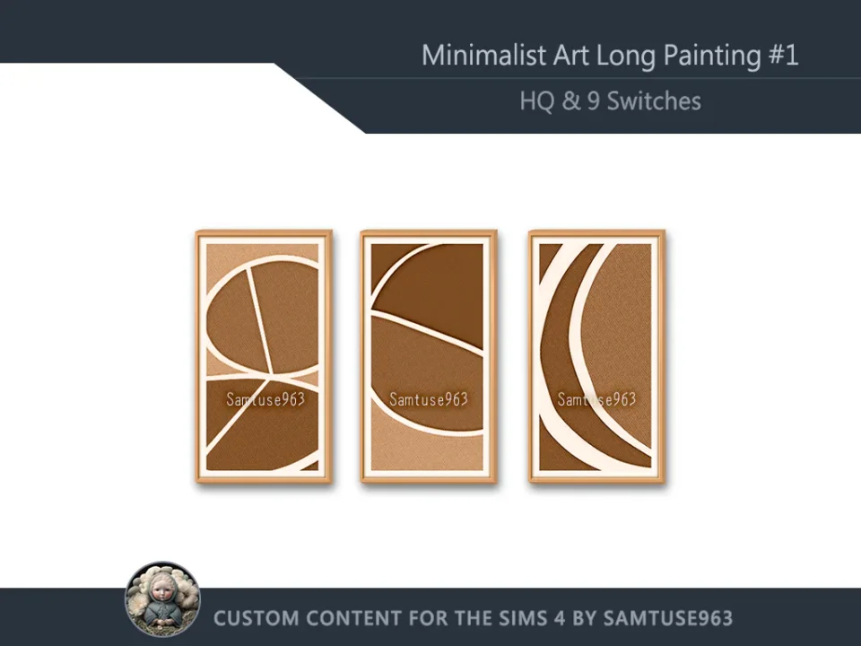 HQ Minimalist Art Long Painting #1 Sellable Extra D Samtuse963