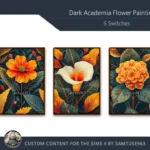 Dark Academia Flower Painting #3 Sellable Extra A Samtuse963