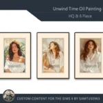 HQ Unwind Time Oil Painting #3 Sellable Extra A Samtuse963