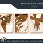 Minimalist Fashion Painting #7 Sellable Extra A Samtuse963
