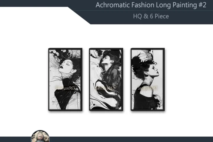 HQ Achromatic Fashion Long Painting #2 Extra D Samtuse963