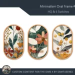 HQ Minimalism Oval Frame #4 Samtuse963