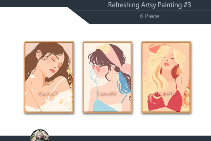 Refreshing Artsy Painting #3 Sellable Extra A Samtuse963