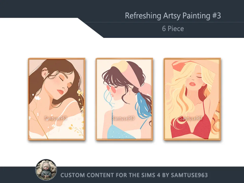 Refreshing Artsy Painting #3 Sellable Extra A Samtuse963