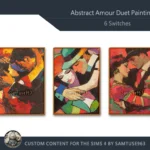 Abstract Amour Duet Painting #2 Sellable Extra A Samtuse963