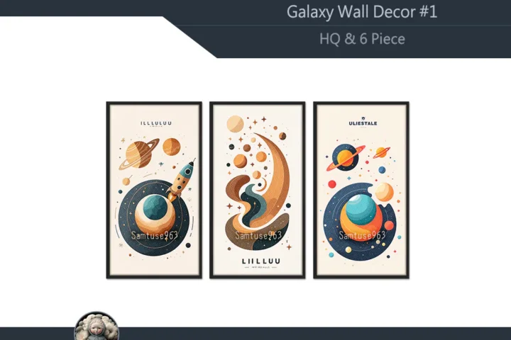 HQ Galaxy Wall Decor #1 Sellable Extra D Samtuse963