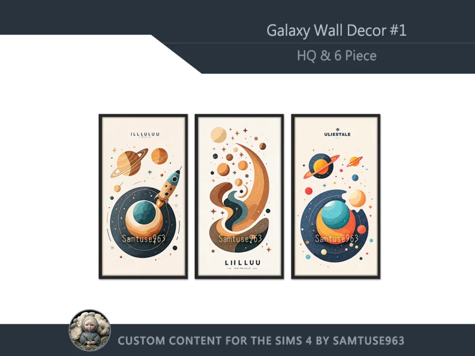 HQ Galaxy Wall Decor #1 Sellable Extra D Samtuse963