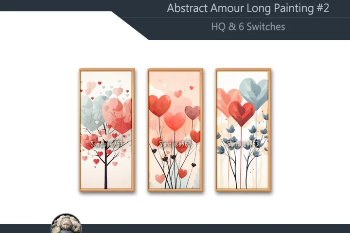 HQ Abstract Amour Long Painting #2 Sellable Samtuse963