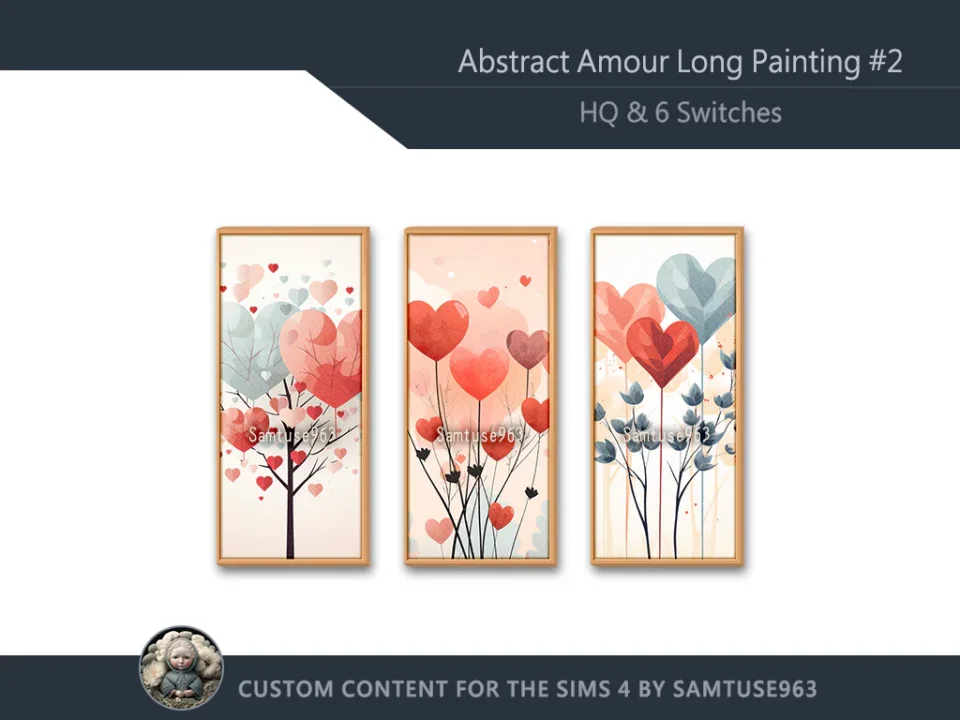 HQ Abstract Amour Long Painting #2 Sellable Samtuse963