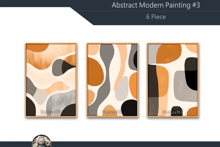 Abstract Modern Painting #3 Sellable Extra A Samtuse963