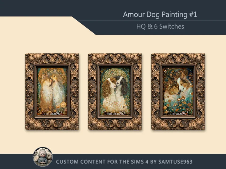 HQ Amour Dog Painting #1 Sellable Samtuse963