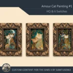 HQ Amour Cat Painting #1 Sellable Samtuse963
