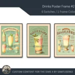 Drinks Poster Frame #2 Samtuse963