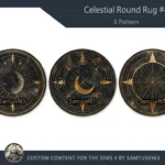 Celestial Round Dance Rug #4 Samtuse963