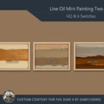 HQ Line Oil Mini Painting Two #1 Extra H Samtuse963