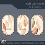 HQ Pastel Oval Frame #1 Samtuse963
