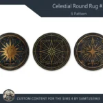 Celestial Round Dance Rug #3 Samtuse963