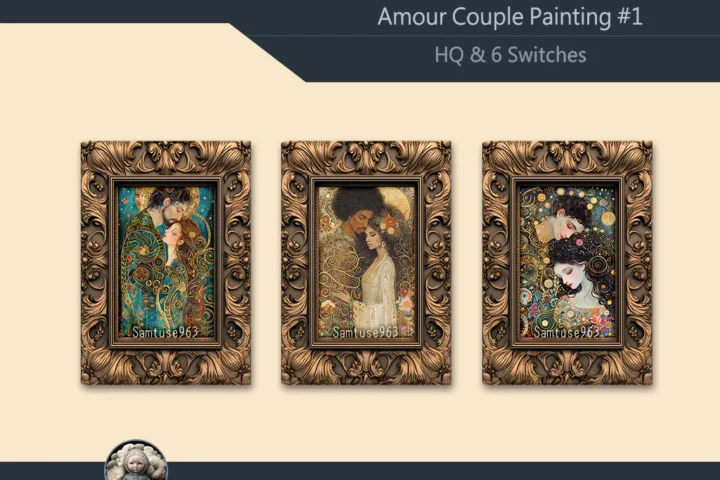 HQ Amour Couple Painting #1 Samtuse963