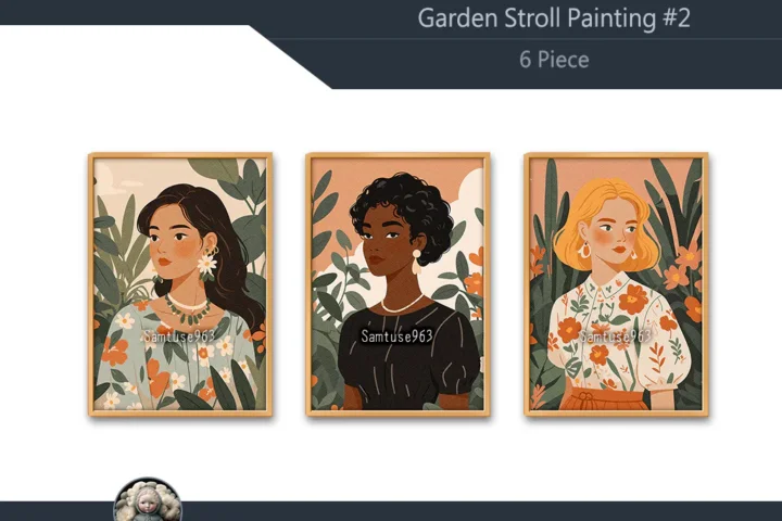 Garden Stroll Painting #2 Sellable Extra A Samtuse963
