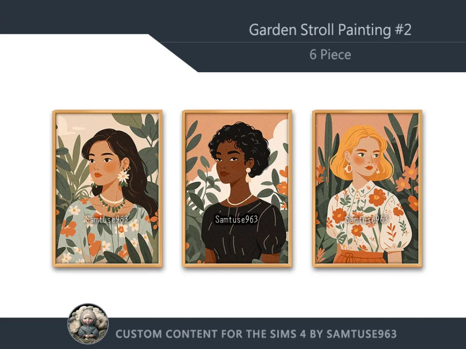 Garden Stroll Painting #2 Sellable Extra A Samtuse963