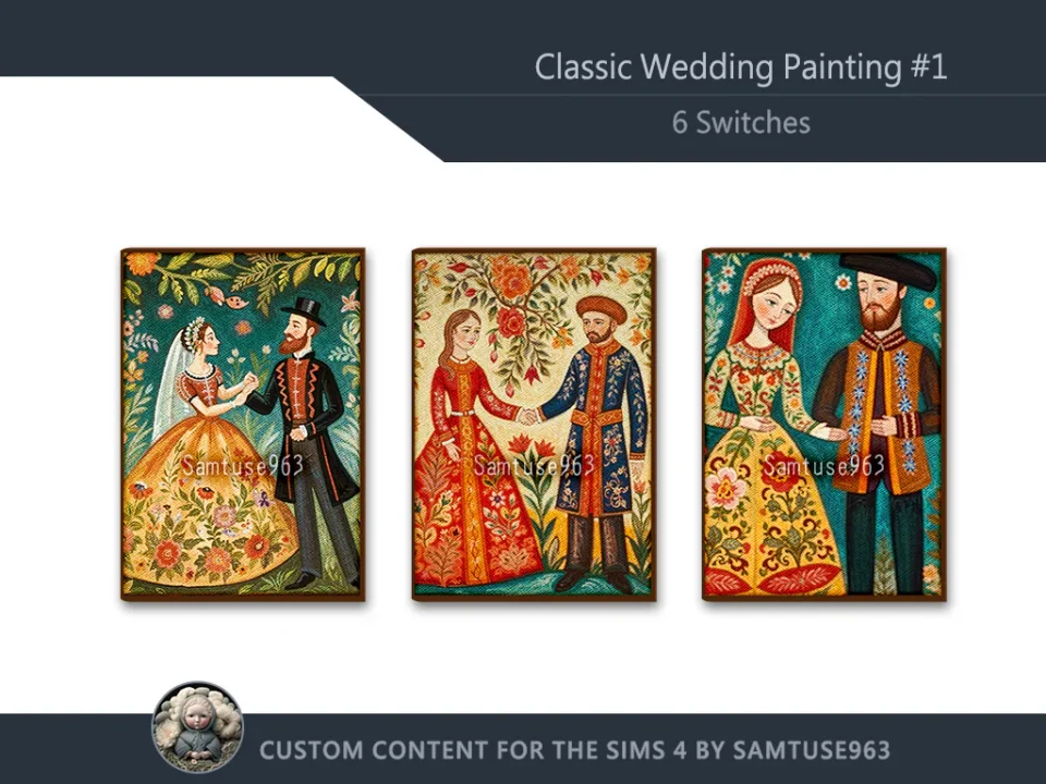 Classic Wedding Painting #1 Sellable Extra A Samtuse963