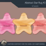 Abstract Star Dance Rug #2 Samtuse963