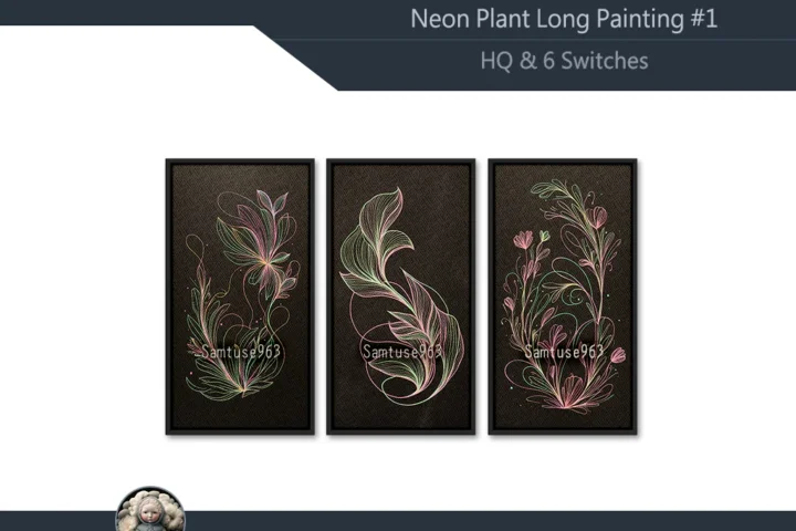 HQ Neon Plant Long Painting #1 Sellable Extra D Samtuse963