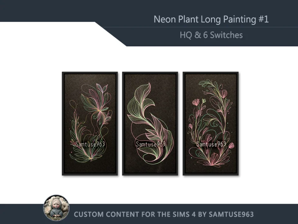 HQ Neon Plant Long Painting #1 Sellable Extra D Samtuse963