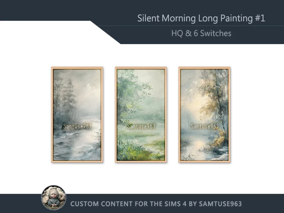 HQ Silent Morning Long Painting #1 Sellable Extra D Samtuse963