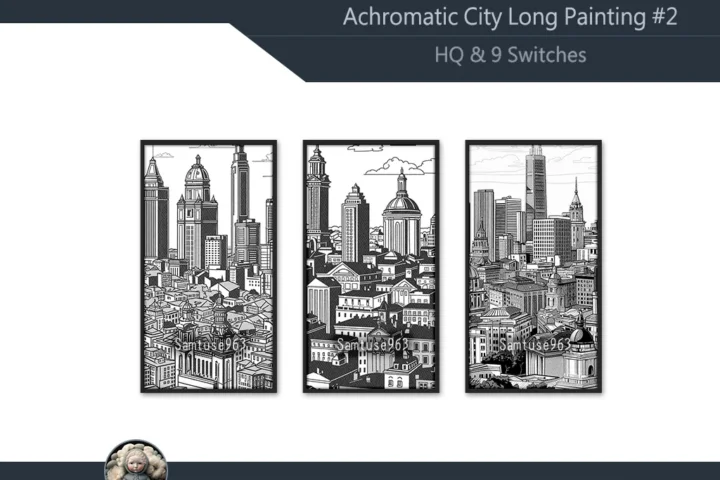 HQ Achromatic City Long Painting #2 Sellable Extra D Samtuse963