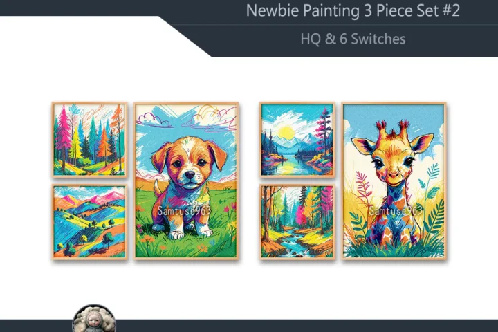 HQ Newbie Painting 3 Piece Set #2 Sellable Extra F Samtuse963
