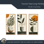 Fauvism Vase Long Painting #2 Sellable Samtuse963