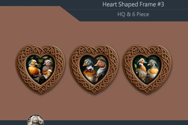HQ Heart Shaped Frame #3 Sellable Samtuse963