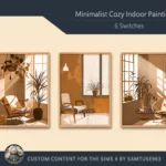 Minimalist Cozy Indoor Painting #2 Sellable Extra A Samtuse963