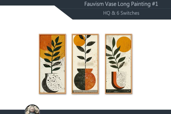 Fauvism Vase Long Painting #1 Sellable Samtuse963