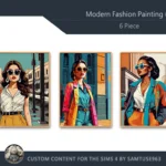 Modern Fashion Painting #4 Sellable Extra A Samtuse963